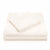 Luxurious Malouf Tencel sheet set in ivory, known for its softness and eco-friendly qualities.