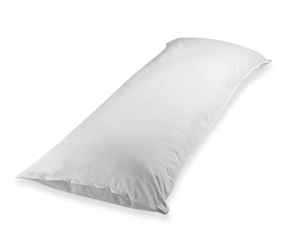 A white Down Etc. Decorative Pillow Insert | Rectangle on a background, either feather or down.