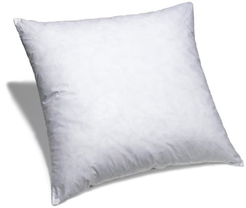 Down Etc 235tc Cotton-Covered Square Pillow Insert Filled with Feather and Down - White - 22 x 22 Bed & Waterbed Accessories