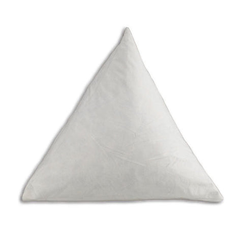 A Down Etc. Decorative Pillow Insert | Pyramid on a white background.