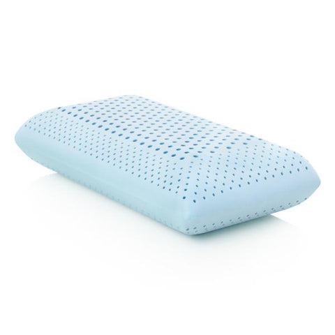Malouf Zoned Gel Dough Pillow with different sized holes for a cooler sleep  