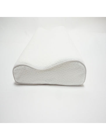 Down Etc Memory Foam Pillow distinctive contour to properly fit the head, neck, and spinal alignment