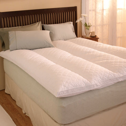Pacific Coast<sup>®</sup> Baffle Channel Euro Rest<sup>®</sup> Feather Bed - Retail Version of the Feather Bed Used in Many Ritz-Carlton<sup>®</sup> Properties